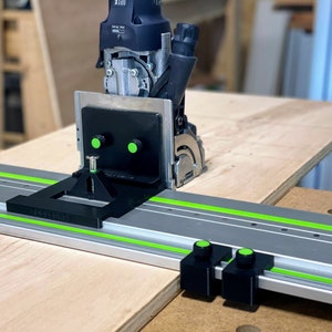 DomiRal LR 32 Plate, compatible with Festool LR32 Rail - Index your Domino off your LR32