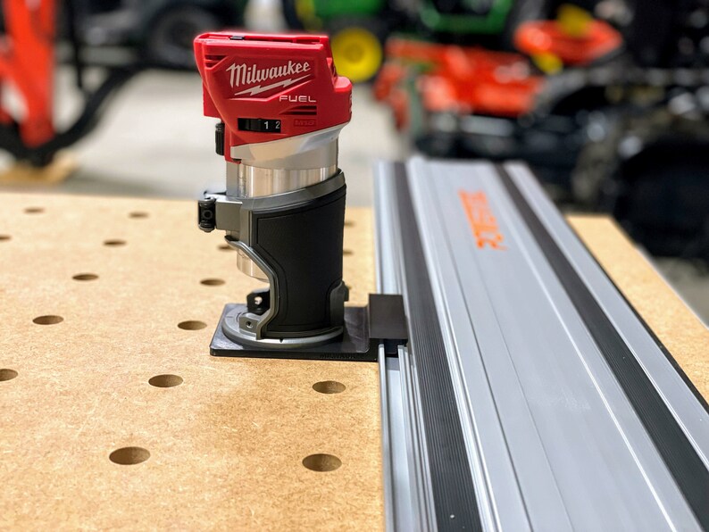 Milwaukee Router Adapter to Powertec Track Saw Guide Rail - Etsy