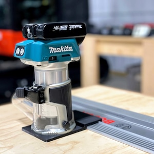 Makita Router Adapter for Bosch and Mafell Track Saw Guide Rails XTR01Z, RT0700C