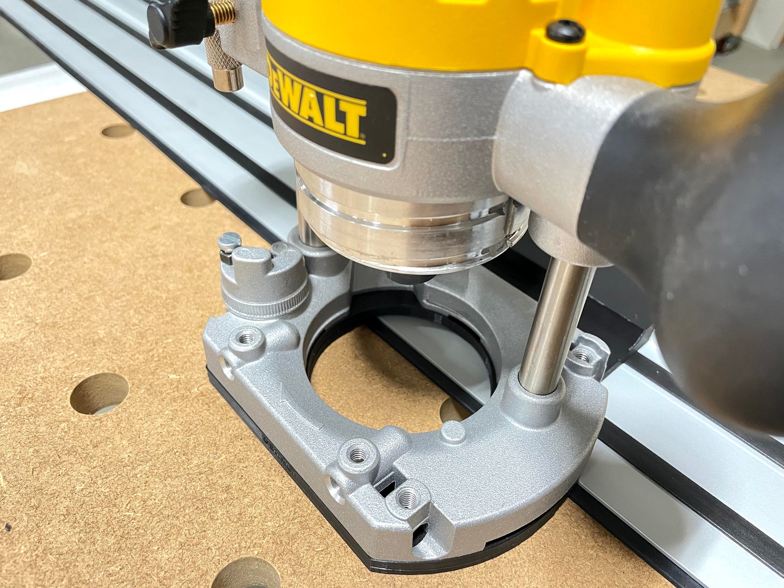 Dewalt Plunge Router Adapter for Dewalt Track Saw Guide Rails Etsy