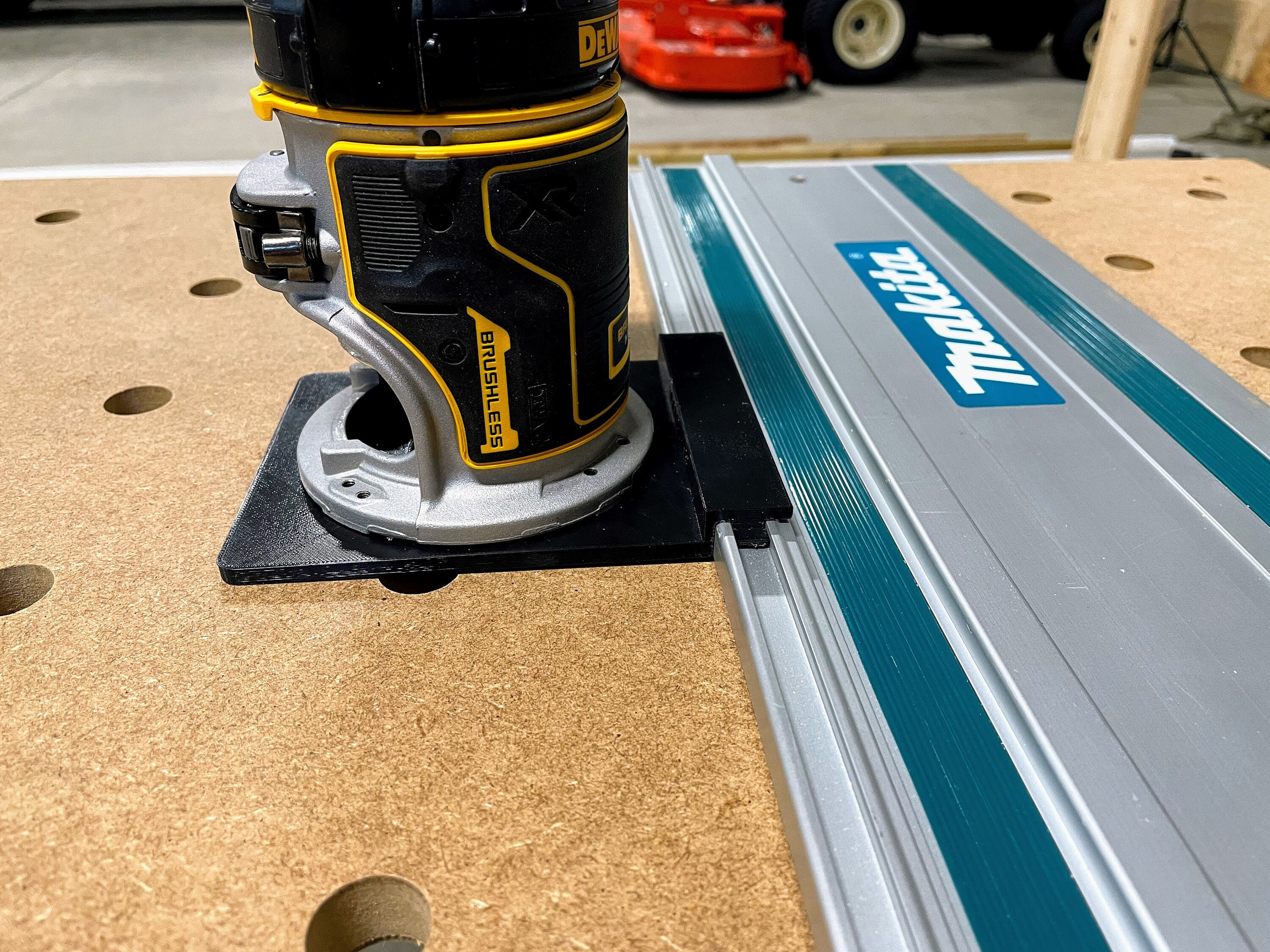 Dewalt Router Adapter for Makita Track Saw Guide Rails - DCW600B 20v ...
