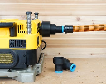 Adaptador de manguera de aspiradora de taller de 1 1/4" para cepilladora Dewalt 735