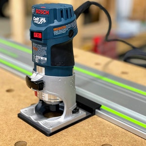 Bosch PR20EVS Router Adapter for Festool Track Saw Guide Rails - Colt 1 HP