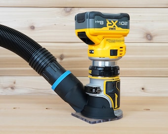 2 1/2" Shop Vac Hose Adapter for Dewalt Trim Router