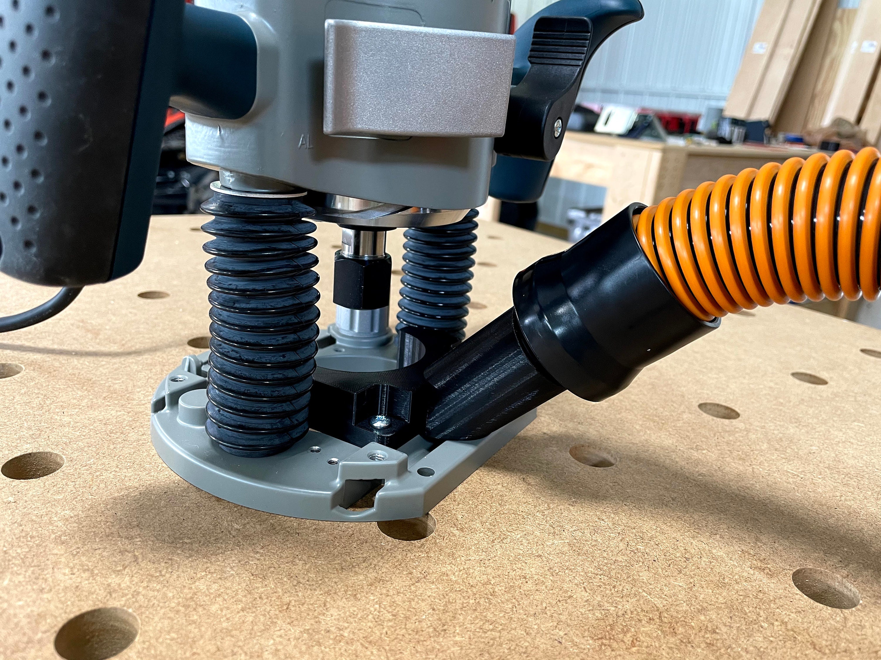 Bosch 1617 EVS Plunge Base Router Dust Port Adapter Etsy