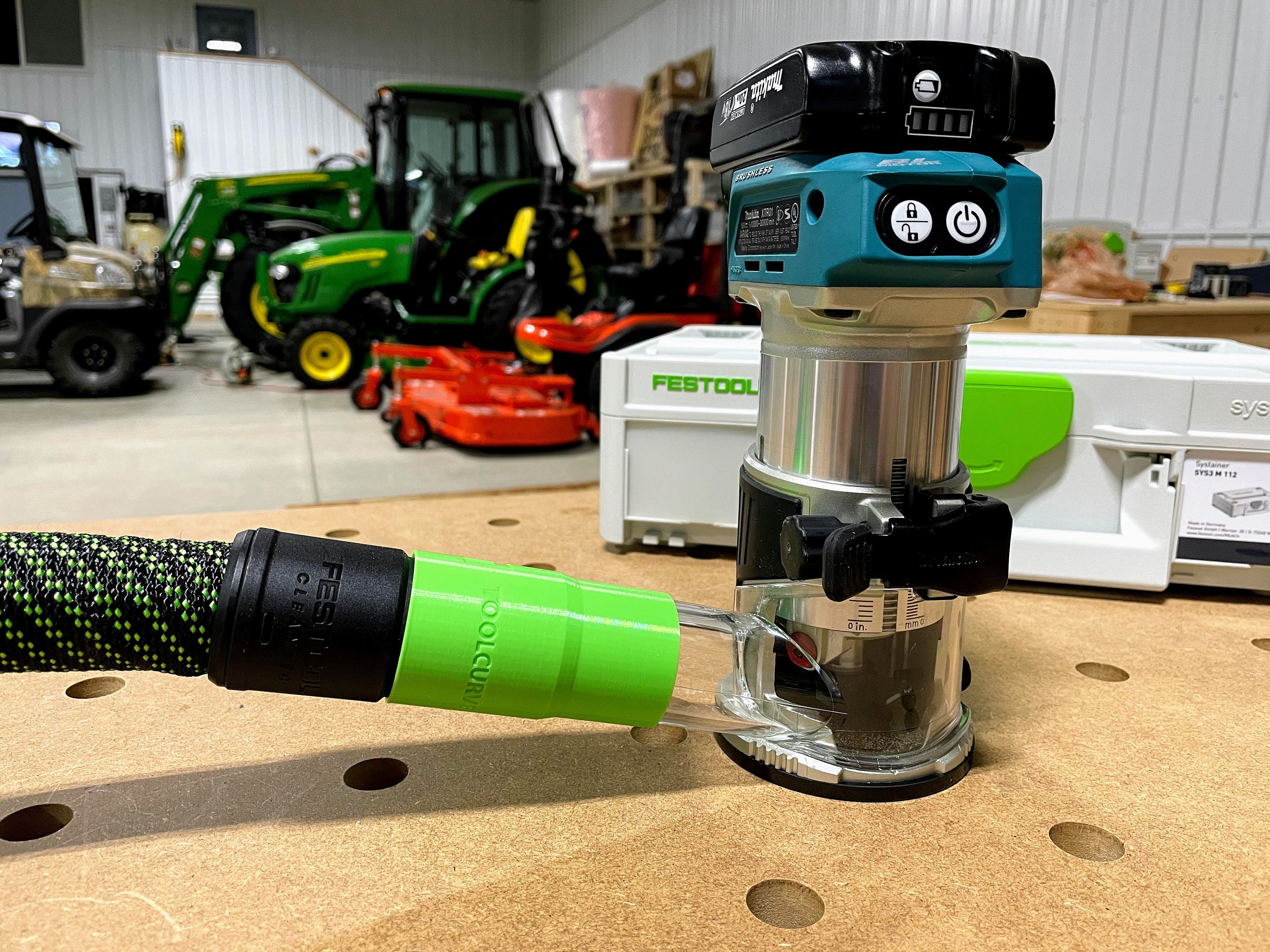 Festool Cleantec 27mm Locking Dust Adapter for Makita Router Etsy UK