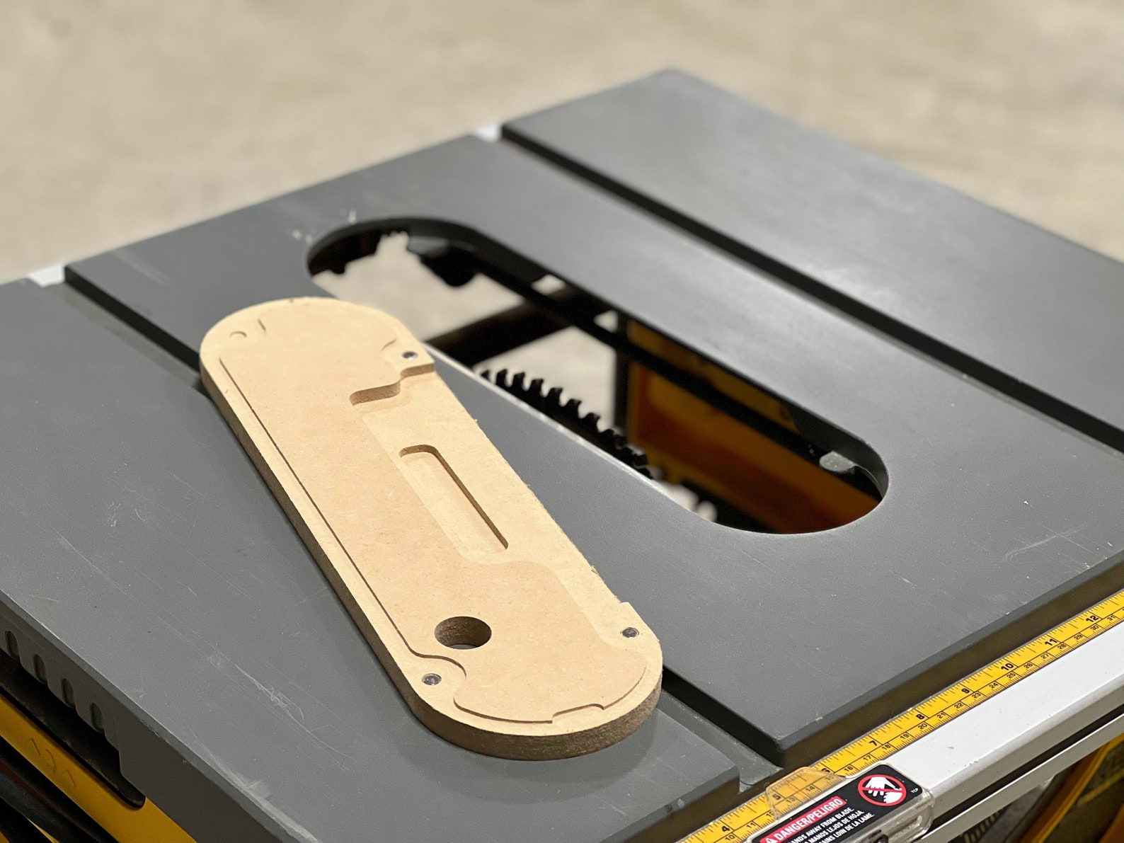 Dewalt Table Saw Dado Zero Clearance Insert DWE7491, DWE7491RS, DWE7480