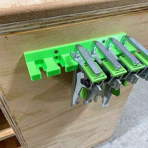 Festool Quick Clamp x6 Wall Mount for Festool, Beesey MFT & Rail Hand Clamps