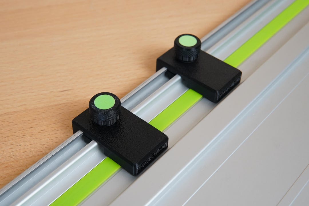 Festool Guide Rail Limit Stops - Pair of 2 for Festool Track Saw Guide ...