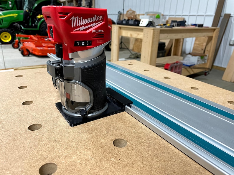 Milwaukee Router Adapter to Makita Track Saw Guide Rail M18 Etsy