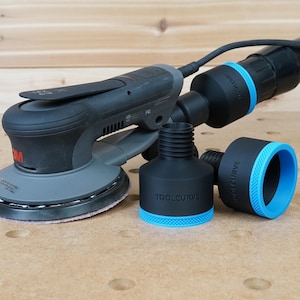 Adattatore per tubo flessibile Shop Vac da 2 1/2&quot; per levigatrici 3M Xtract