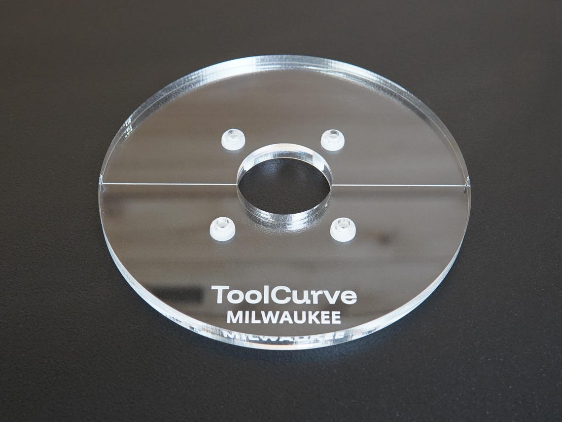 Plexiglass For Router Base 6″ Acrylic Router Base Plate for Milwaukee Trim Router - Etsy