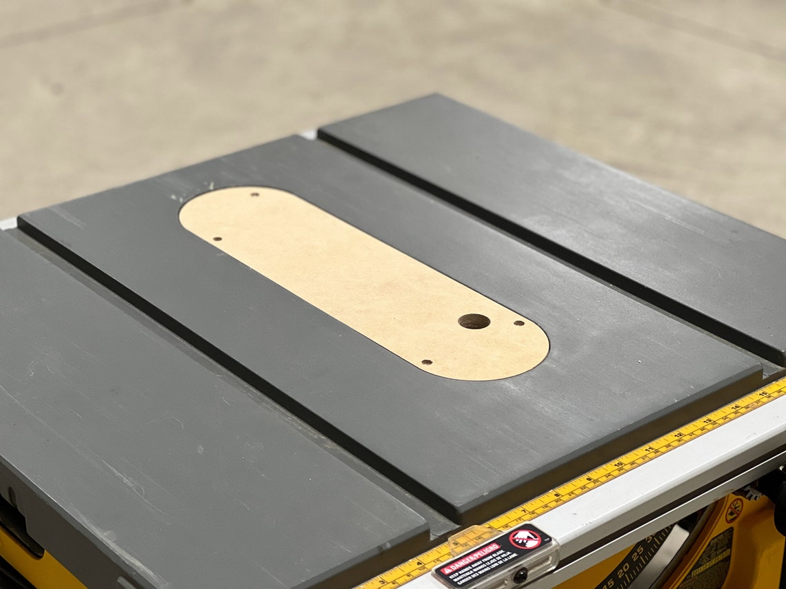 Dewalt Table Saw Dado Zero Clearance Insert DWE7491 Etsy