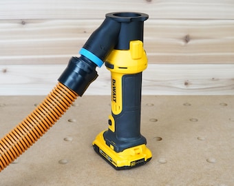 Adaptador de manguera de aspiradora de taller de 1 1/4" para herramienta de corte de paneles de yeso Dewalt