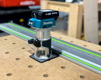 Makita Router Adapter to Festool Track Saw Guide Rail - Makita XTR01Z, RT0700C & RT0701C