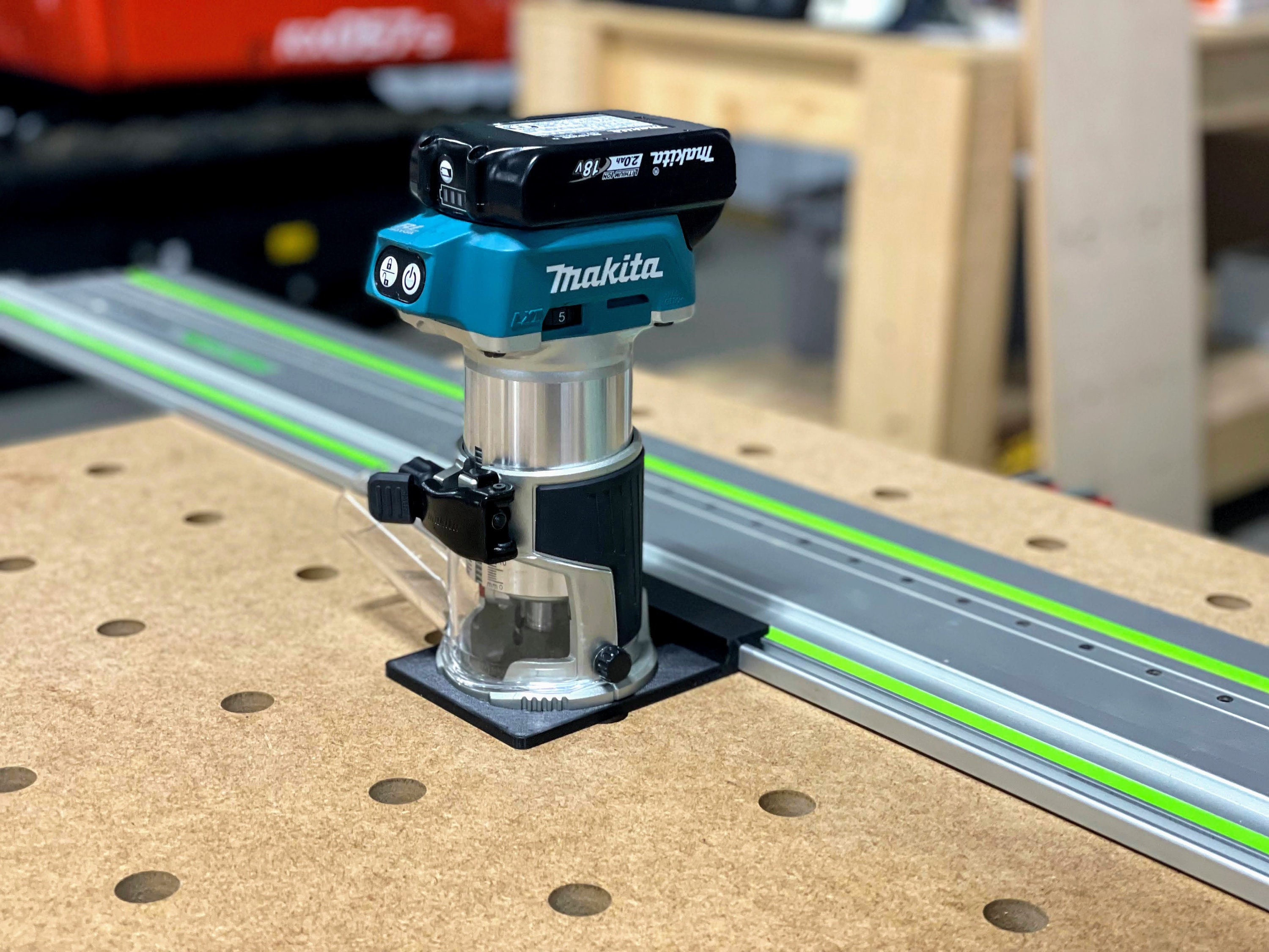 video 117 - Défonceuse Makita RT0700CX3J sur rail Festool 