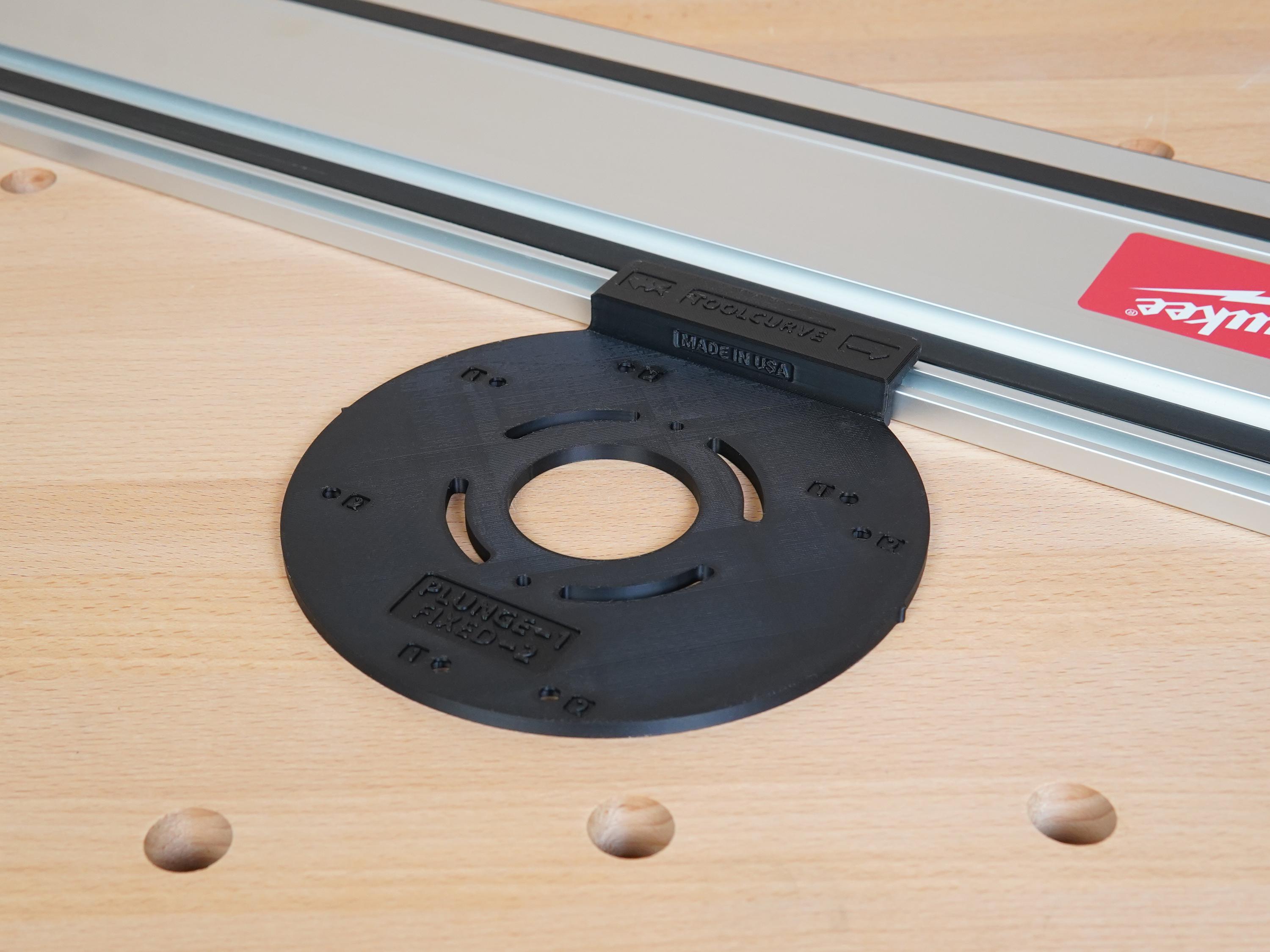 Bosch 1617 EVS Plunge Base Router Adapter for Festool & Makita Track ...