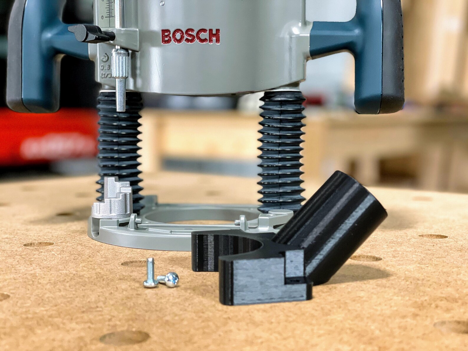 Bosch 1617 EVS Plunge Base Router Dust Port Adapter Etsy