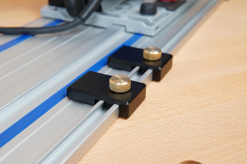 Aluminum Guide Rail Limit Stops Compatible With Kreg Track Saw Rails ...