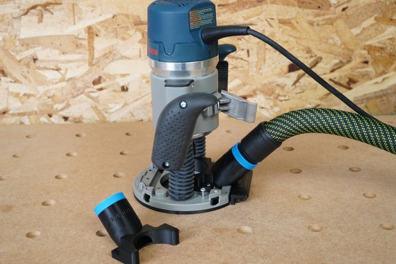 Bosch 1617 EVS Plunge Base Router Dust Port Adapter for Festool 27mm Hose Etsy Israel
