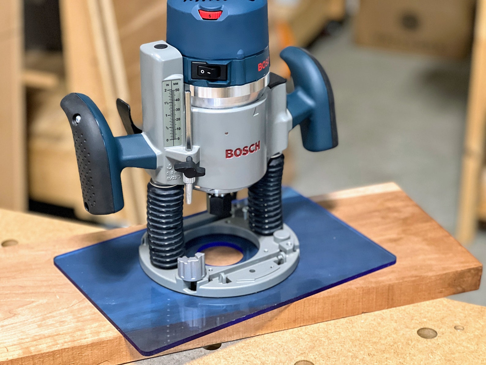 Bosch 1617 Plunge Router 12x8 Extended Acrylic Base Plate Etsy