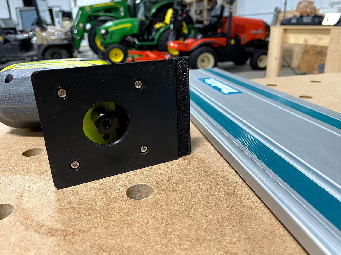 Ryobi Router Adapter to Makita Track Saw Guide Rail Ryobi Etsy