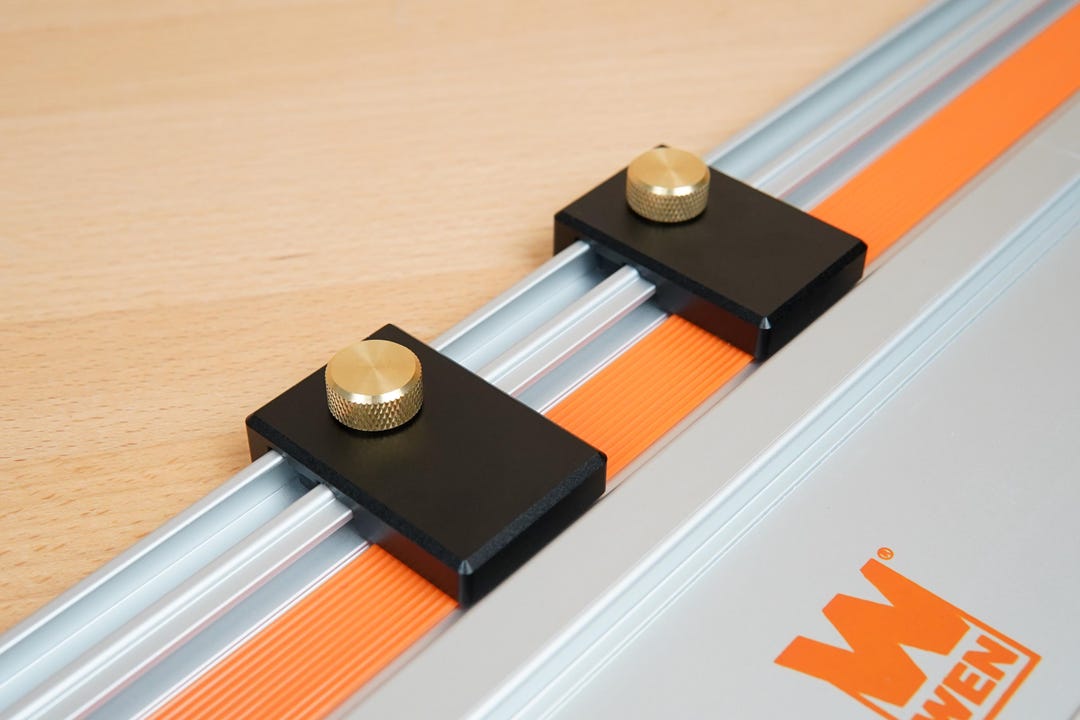 Aluminum Guide Rail Limit Stops Compatible With Wen Track Saw Rails ...