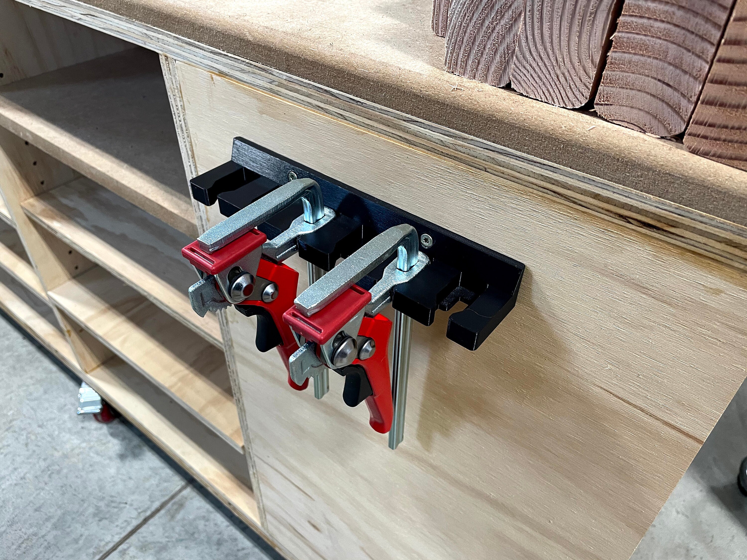 Bessey Quick Clamp Wall Mount X6 for MFT & Rail Hand Clamps Etsy