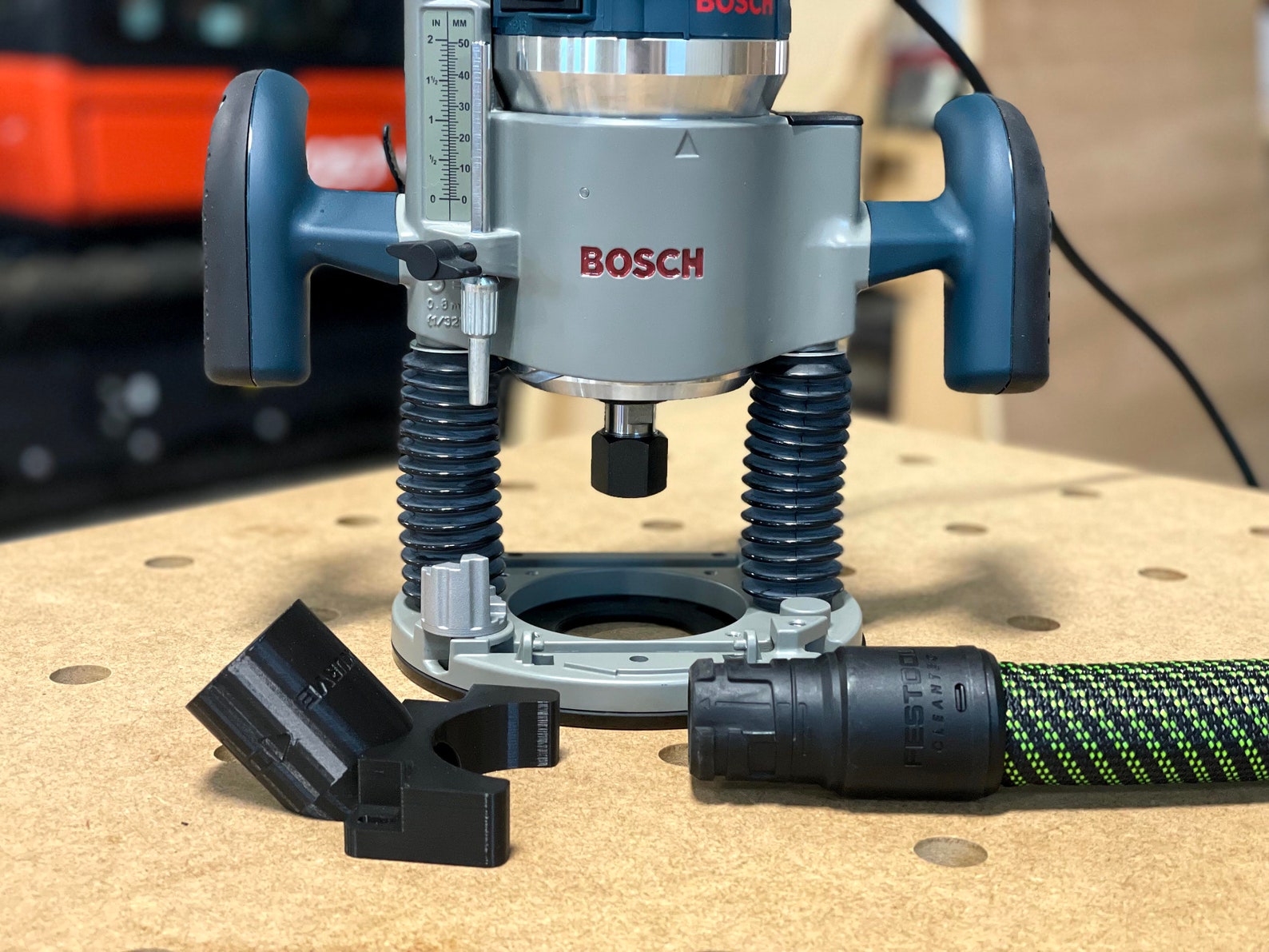 Bosch 1617 EVS Plunge Base Router Dust Port Adapter for Etsy Finland