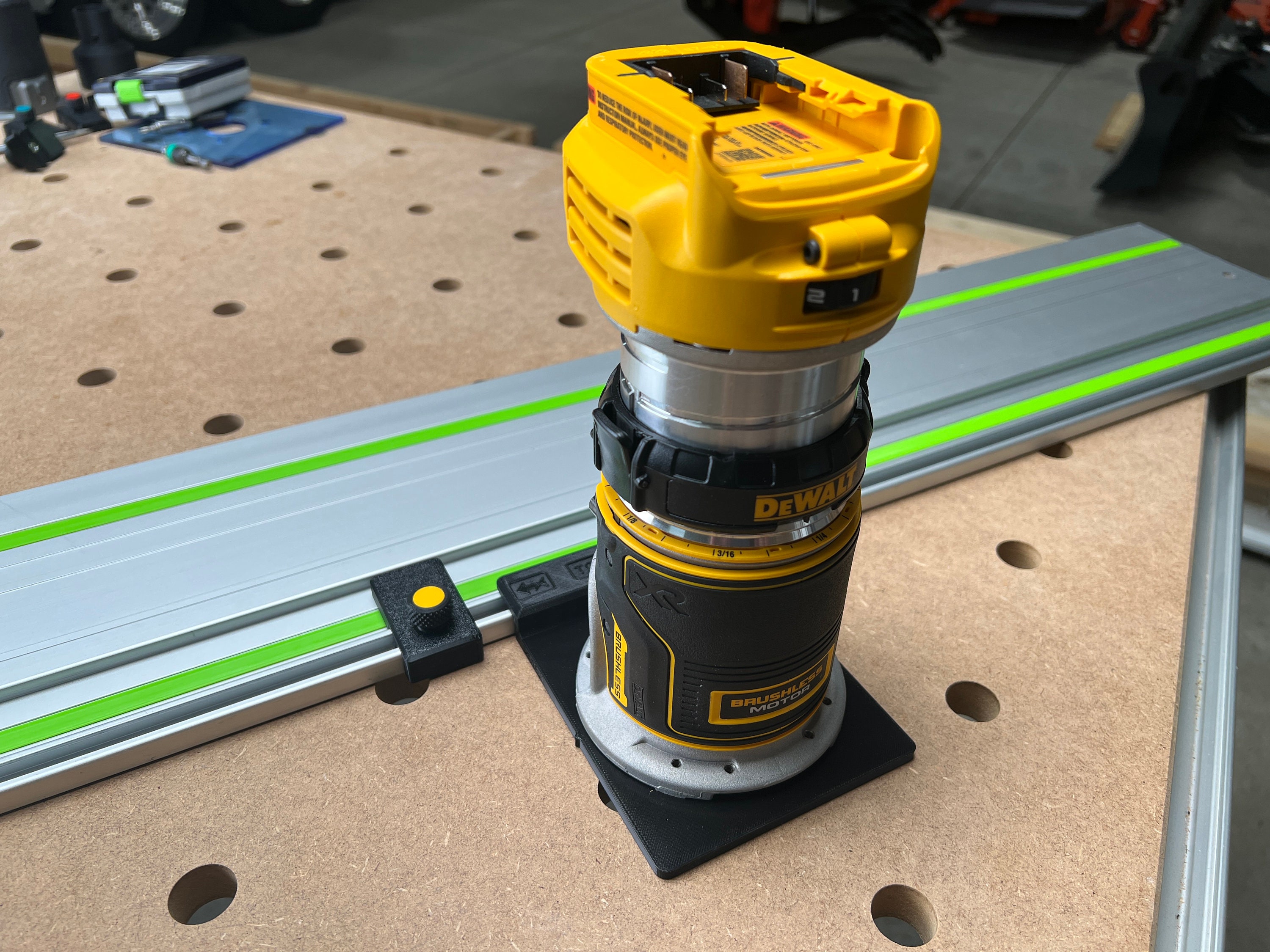 Plunge Router Dewalt Router Adapter For Makita Track Saw Guide
