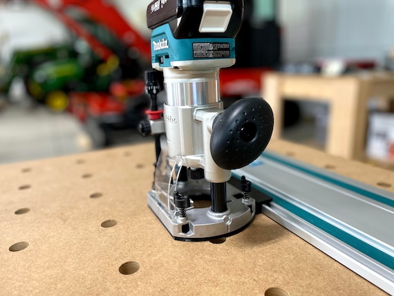 Makita Router Adapter to Makita Track Saw Guide Rail for Makita