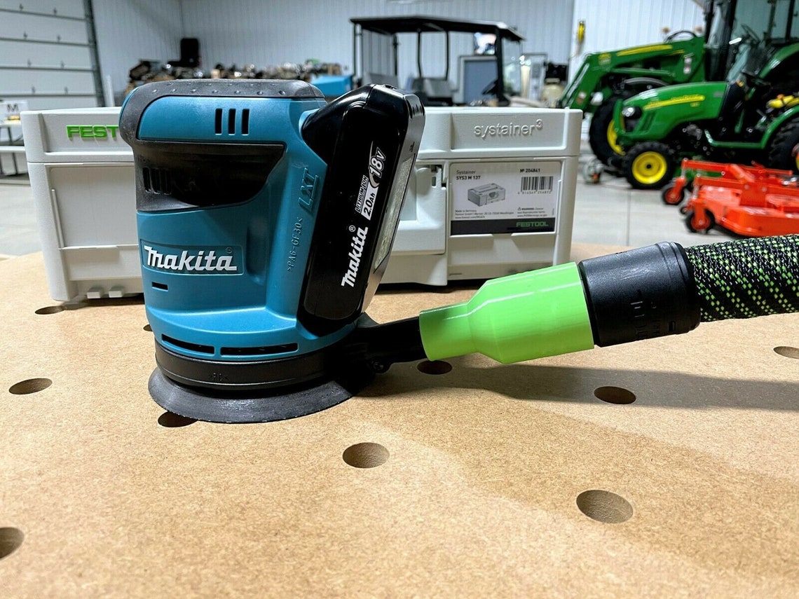 Makita Sander XOB01Z Dust Port Adapter for Festool 27mm Hose Etsy