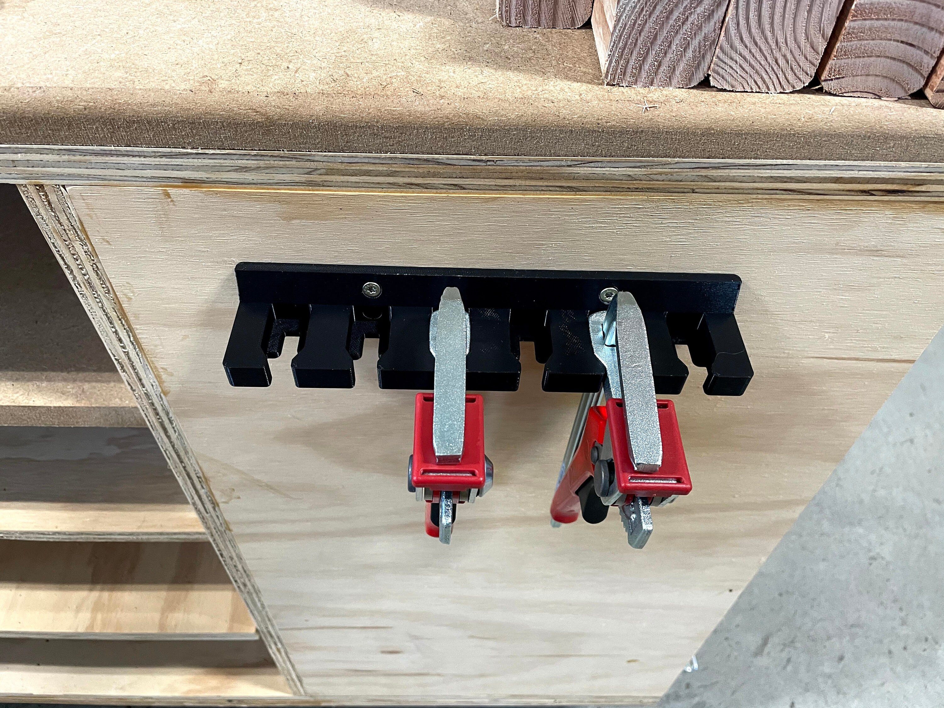 Bessey Quick Clamp Wall Mount X6 for MFT & Rail Hand Clamps Etsy