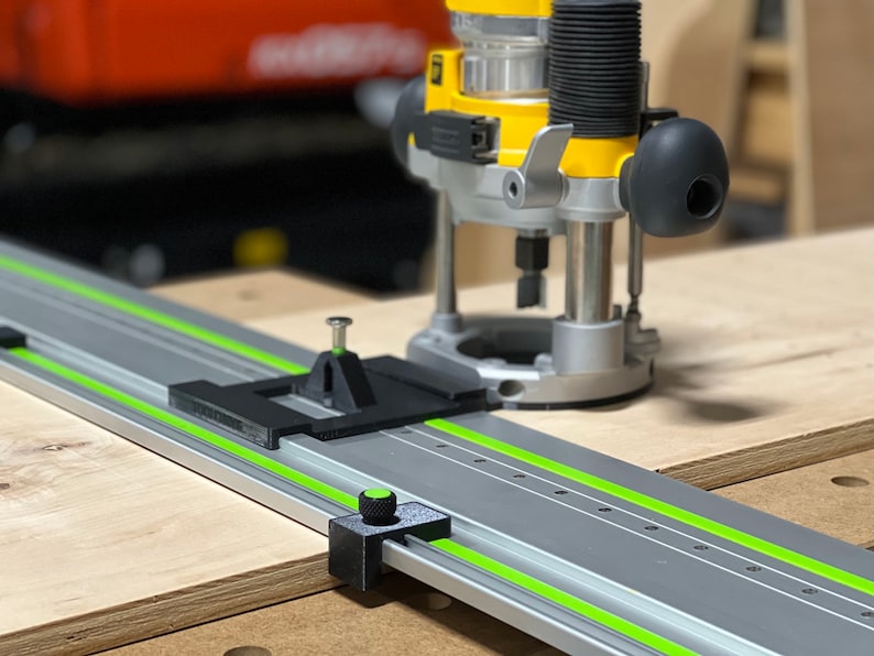Guide Rail Router Adapter – Fits Dewalt DW618 Plunge Router, Made In USA 5 thumbnail image