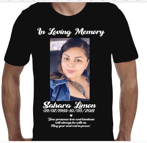 In Loving Memory T-shirt, R.i.p. Shirt, Rest in Peace Shirt, Custom Photo  Shirt, Picture Shirt, Memorial T-shirt, Personalized T-shirt -  Canada