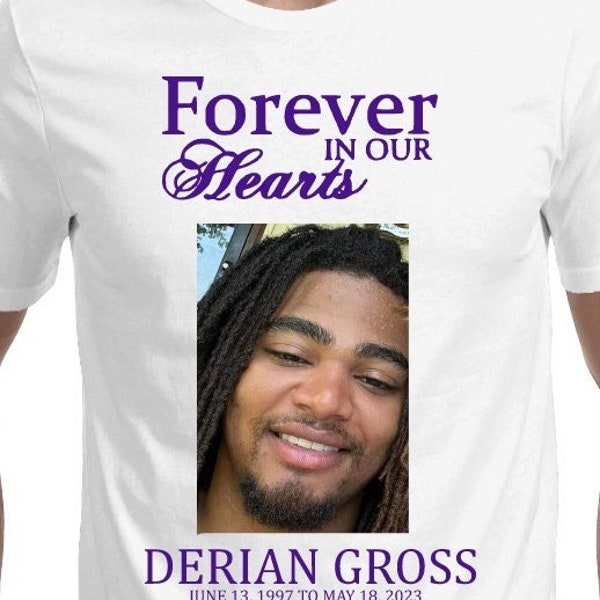 Memorial shirts, forever in our hearts memorial,  Celebration of life shirts, In Loving Memory Rest In Peace Funeral Shirts