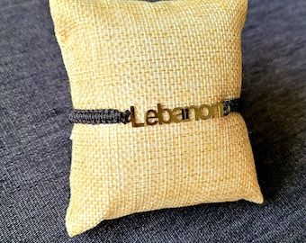 Armband met Libanon-woord