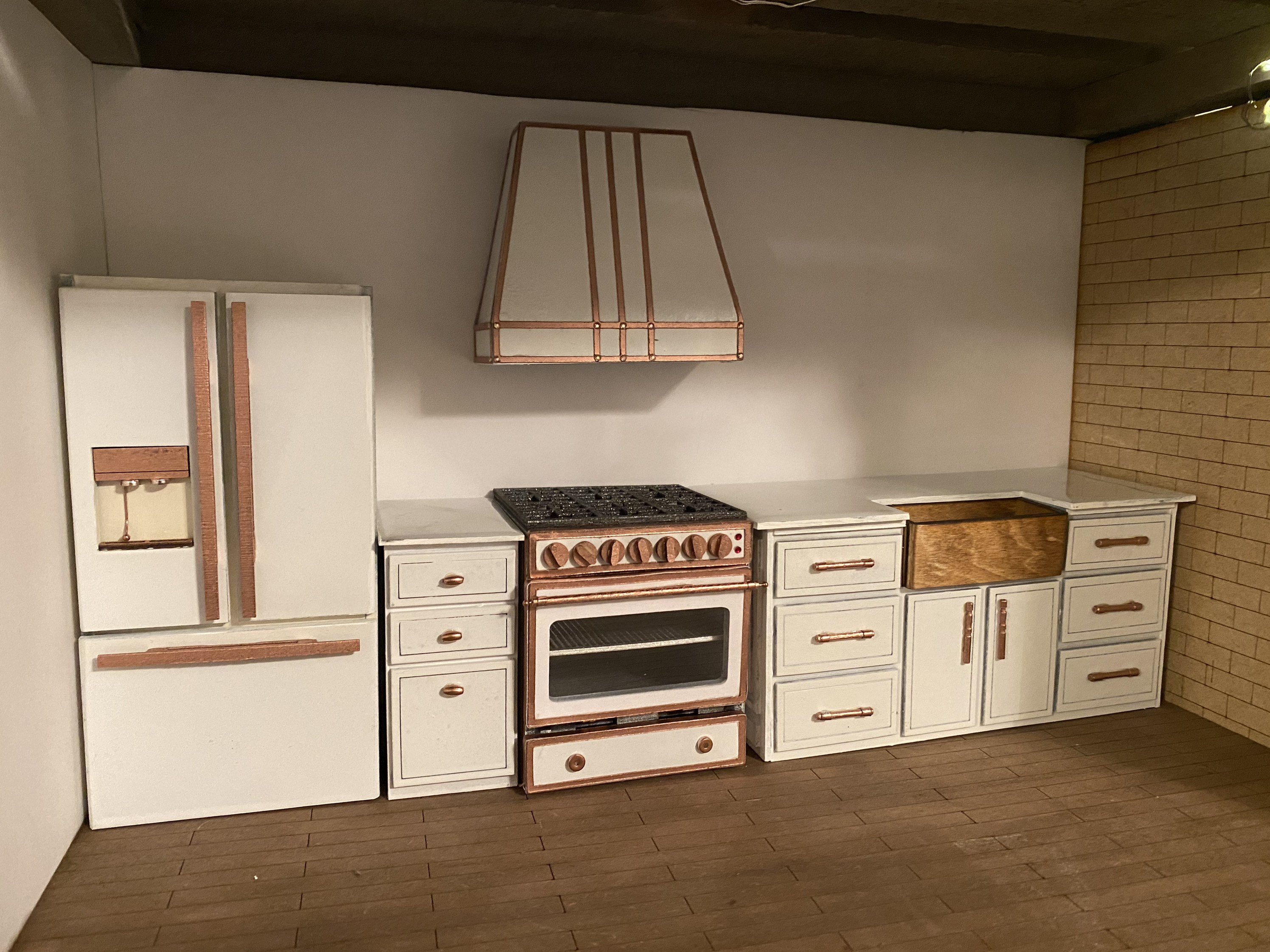 Casa de muñecas en miniatura escala 1/12. Conjunto de cocina: | Etsy