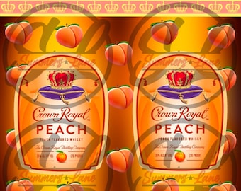 Crown Royal Peach Svg Etsy
