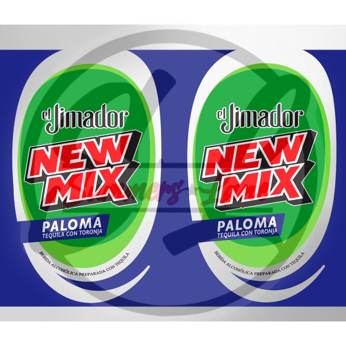 El Jimador New Mix Paloma 20oz Maigre Modèle de conception de Etsy
