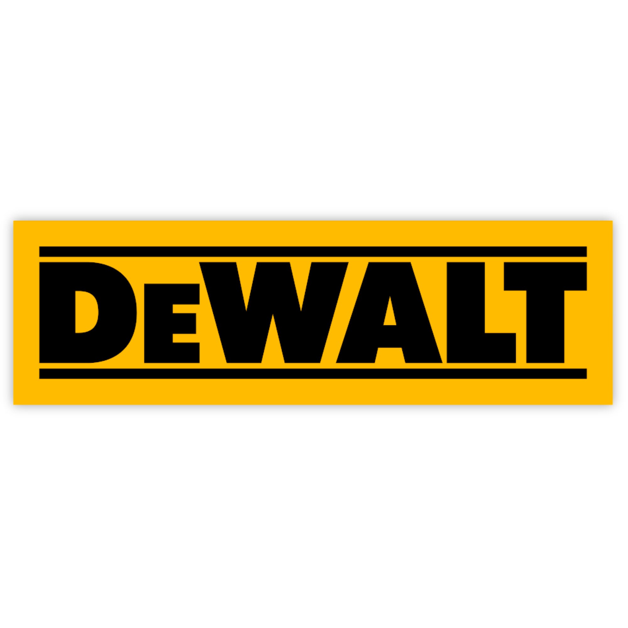 Dewalt Tools Decal / Sticker Die Cut Black and Yellow Shop Etsy