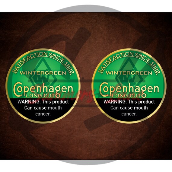 Copenhagen Long Cut Wintergreen 20oz Skinny Straight Tumbler Etsy