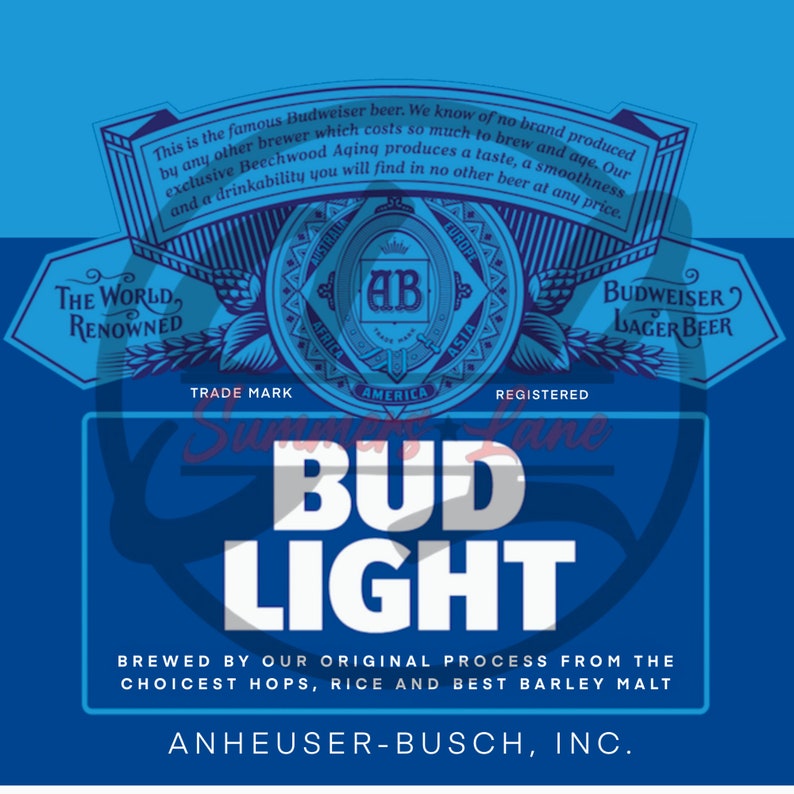 Download Bud light 20oz Skinny & Straight Tumbler Design Template ...