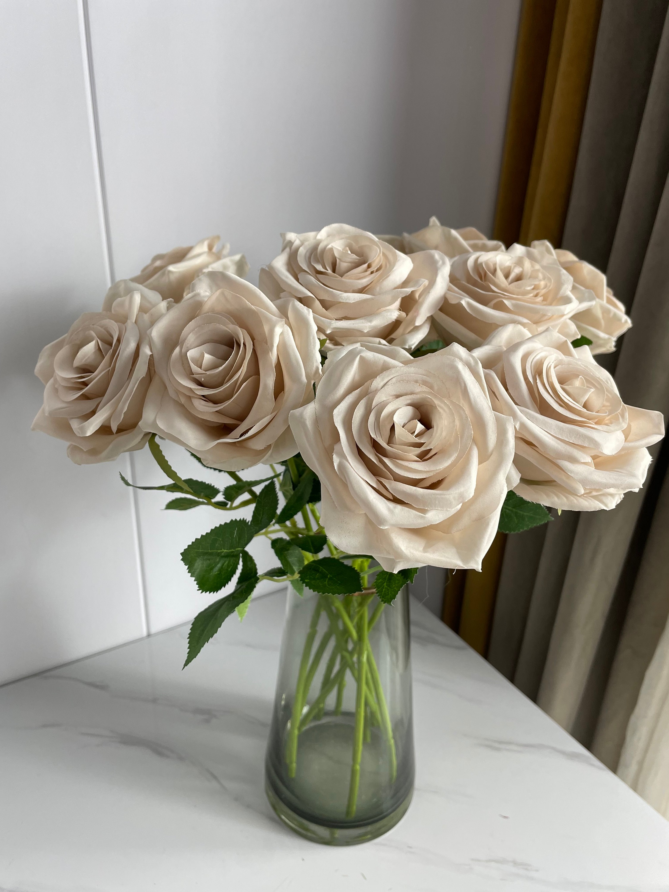 Nude Color Roses 10 Nude Silk Roses: DIY Wedding Bouquet, Home Decor - Etsy