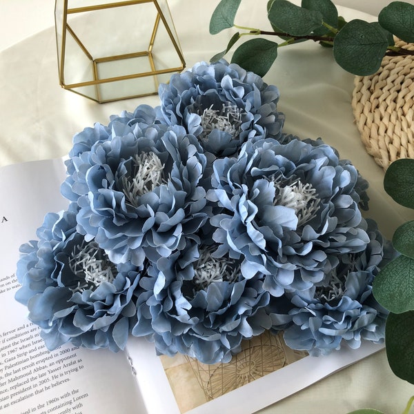 Dusty Blue Artificial Flowers Etsy UK