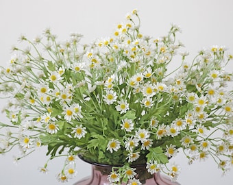 Artificial Daisy Flower Stems, Bouquet Filler