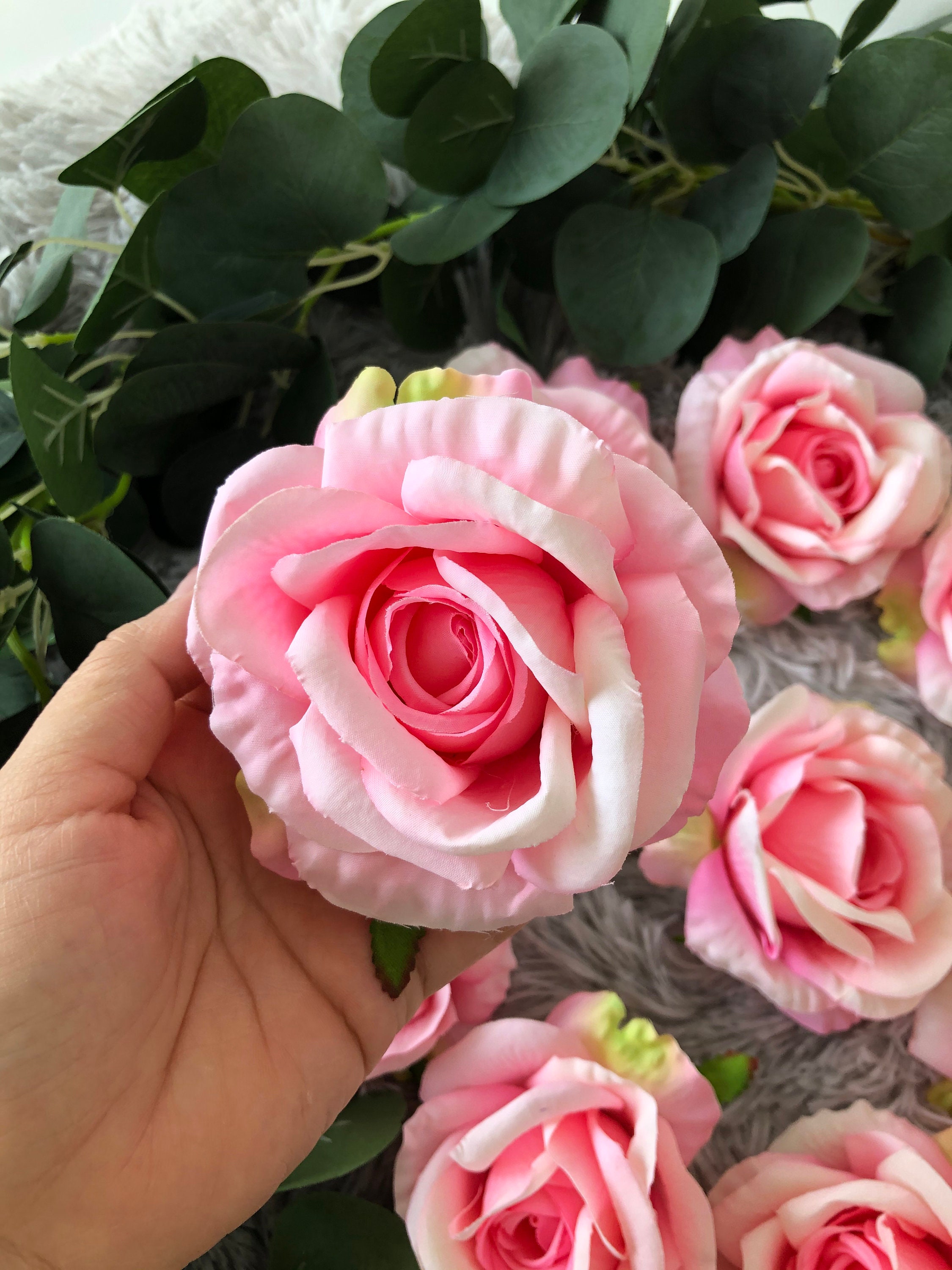 10100pcs flores de seda rosa artificial falsa rosas rosas Etsy