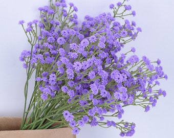 Purple Real Touch Artificial Baby Breath - DIY Floral Arrangement