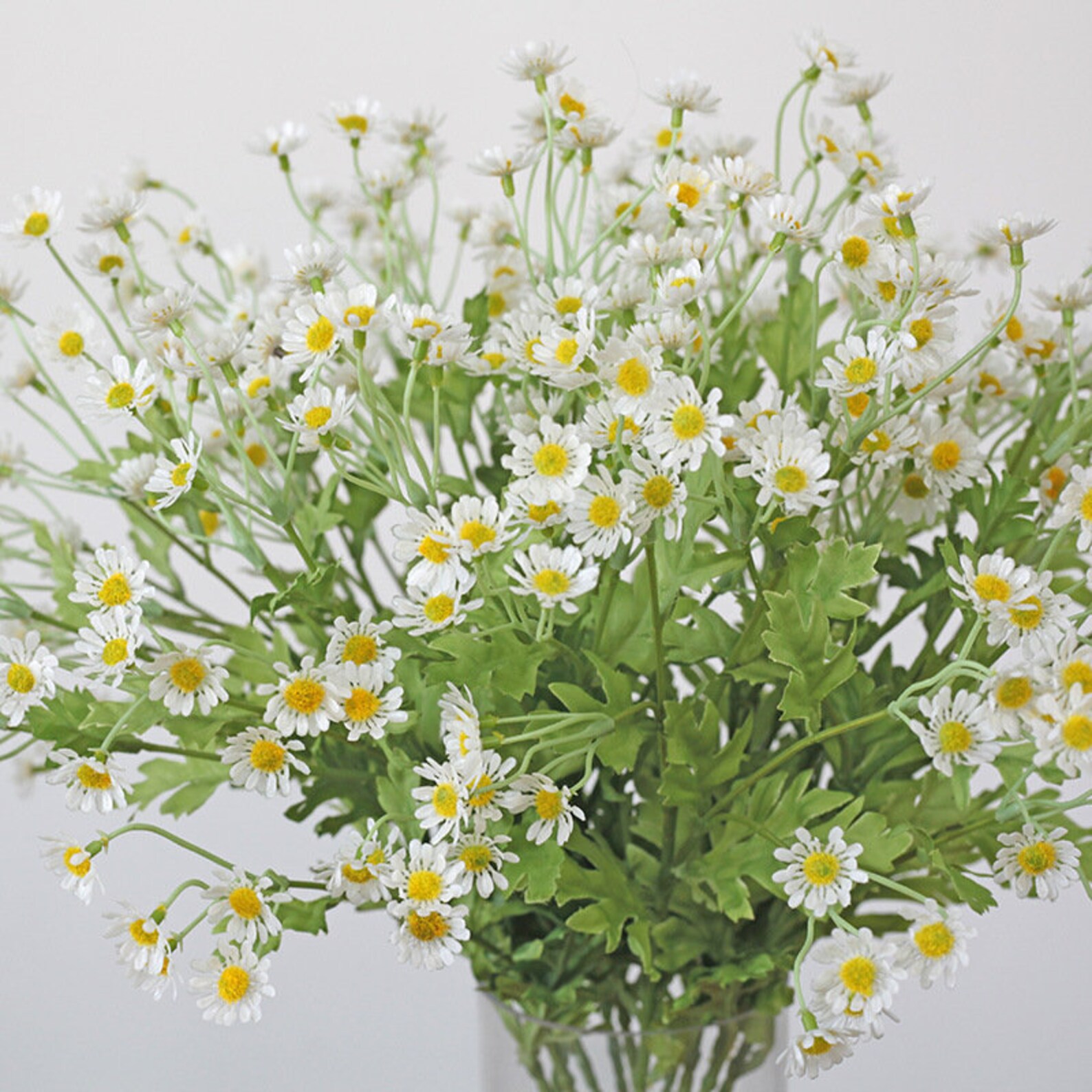 Artificial Plastic Daisy Flower Stems for Bouquets Filler Home Etsy