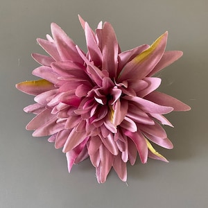 10pcs Artificial Flowers Fake Silk Dahlia Flowers Head Decor Plastic Realistic Flower Arrangements Wedding Decoration Table Centerpieces